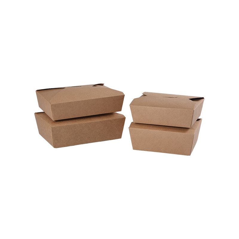 Wadah Makanan Kotak Bawa Pulang Kertas Kraft