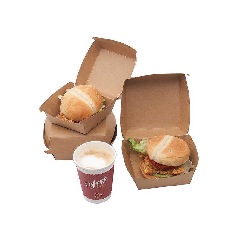 Kotak Burger Kertas Biodegradable yang Dapat Didaur Ulang